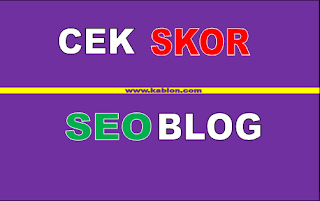 Cara cek SEO blog [Blogspot dan wordpress]