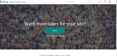 Cara submit BLOG ke Bing webmaster